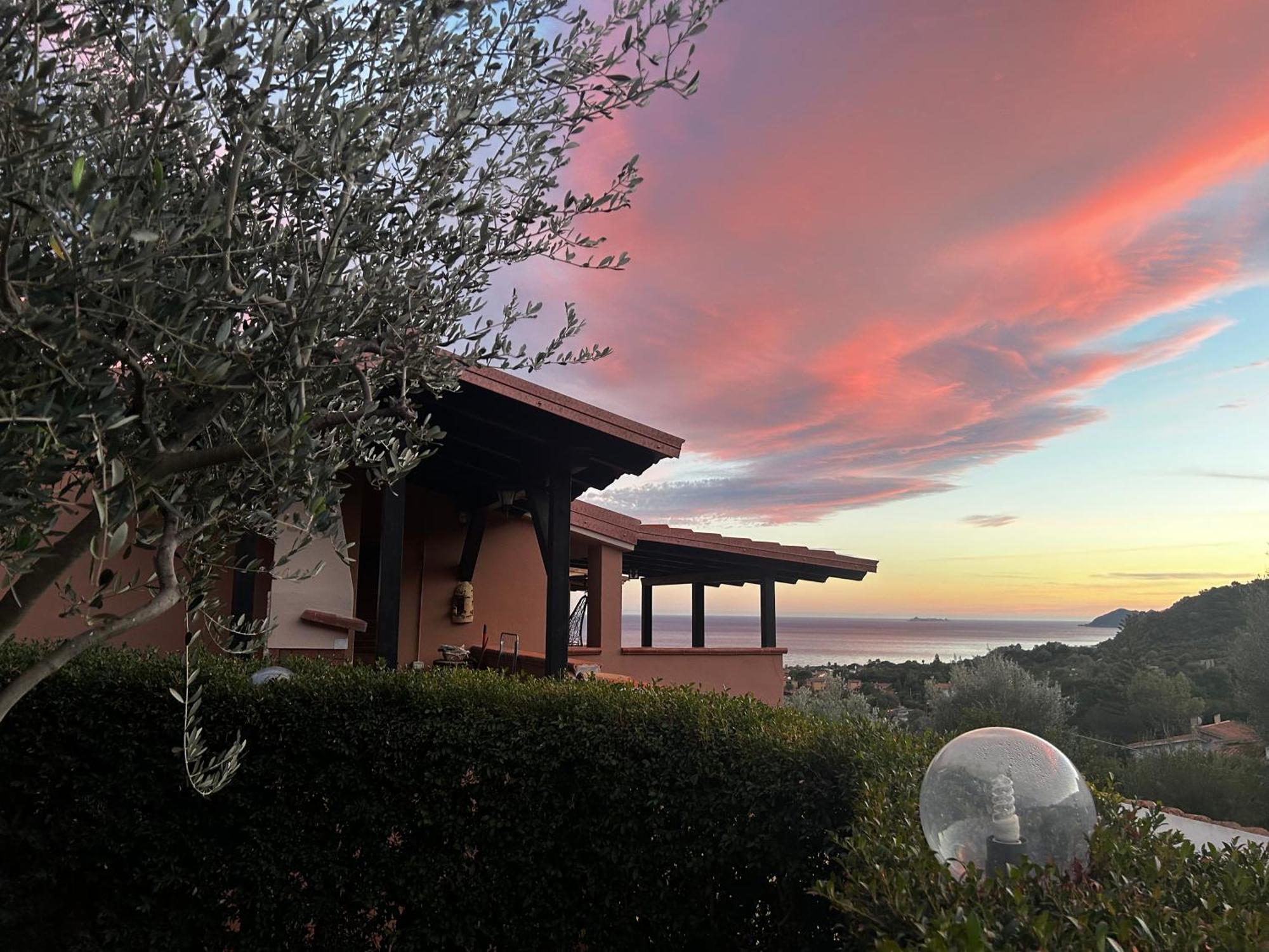 Villa Sole Vista Mare Super Panoramica Коста Рей Экстерьер фото